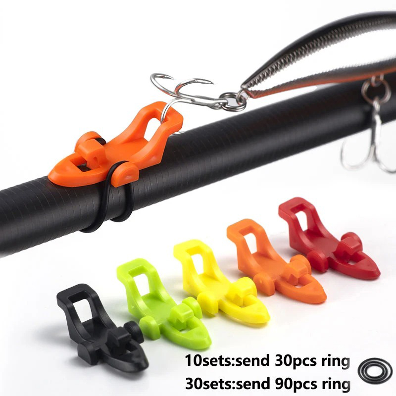 Fishing Hook Box - ที่เก็บเบ็ดตกปลา 1-10 ชิ้น ที่เก็บเหยื่อตกปลา อุปกรณ์เสริมสำหรับเหยื่อตกปลา ที่เก็บเบ็ดจิ๊ก
