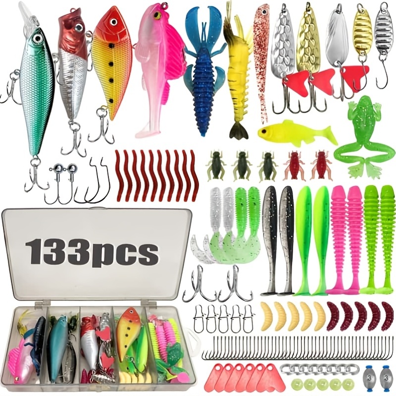 ชุดอุปกรณ์ตกปลาพรีเมียม 133 ชิ - Fishing Hook Box บทวิจารณ์และราคา