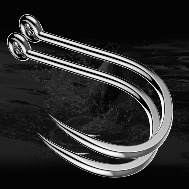 เบ็ดตกปลา 50 ชิ้น แบบมีเงี่ยง  - Fishing Hook Circle บทวิจารณ์และราคา