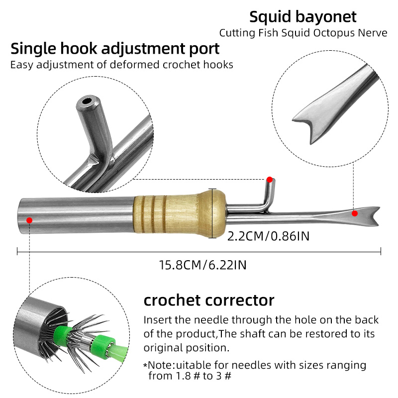 เครื่องมือปรับแต่งตะขอจิ๊กปลาห - Fishing Hook Stainless Steel บทวิจารณ์และราคา
