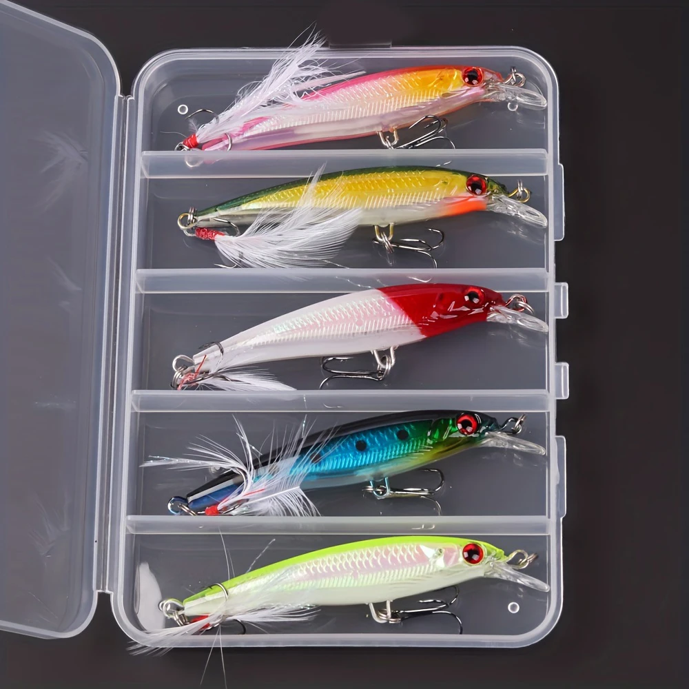 5ชิ้น/กล่อง3D เลเซอร์ Bionic E - Fishing Hook Box บทวิจารณ์และราคา