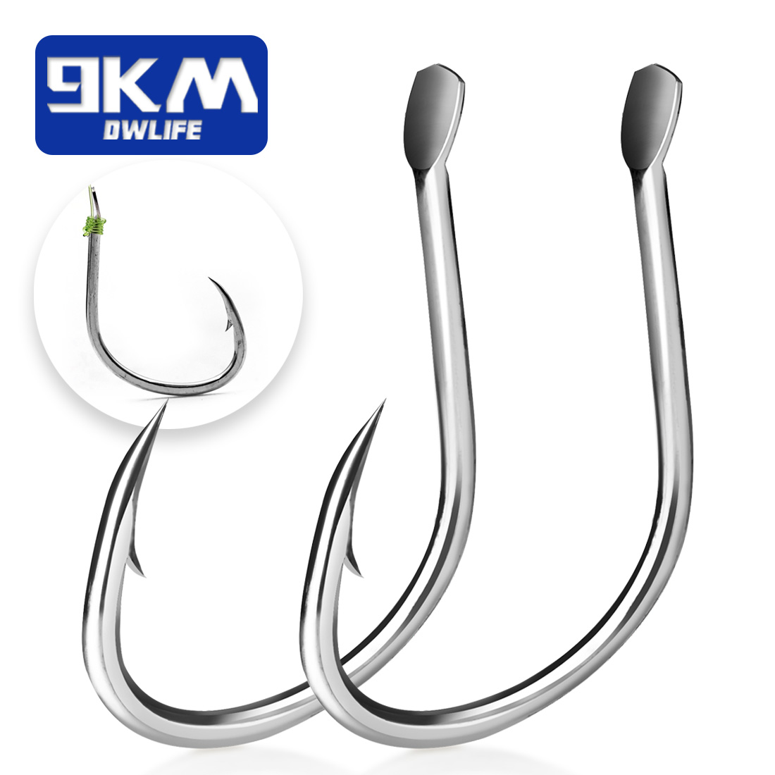 ตะขอเหยื่อสด9กม. ตะขอตกปลาน้ำเ - Fishing Hook Circle บทวิจารณ์และราคา